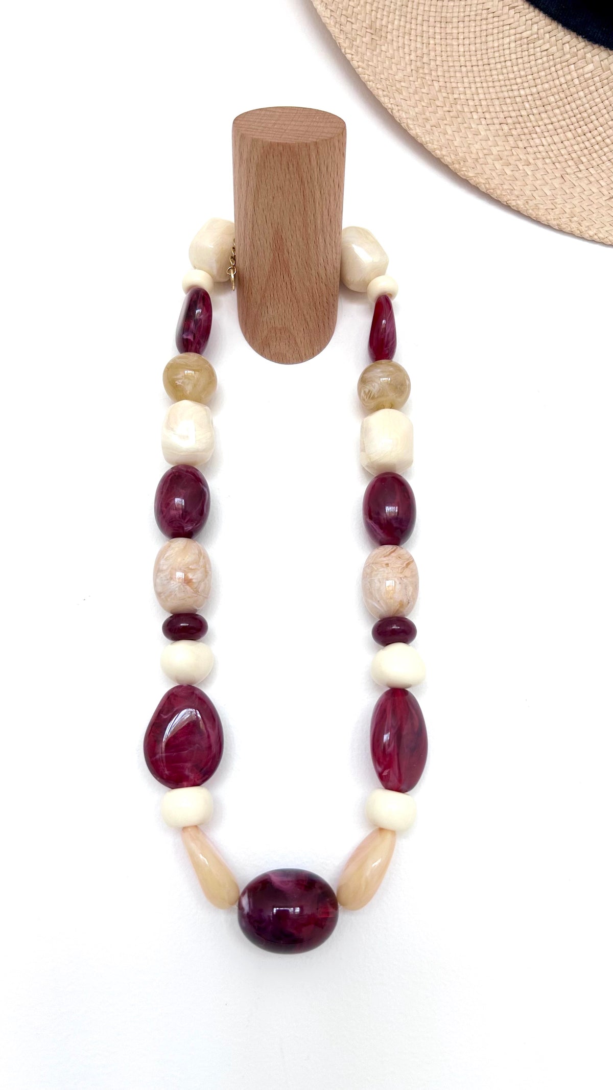 Collier Cali Burgundy
