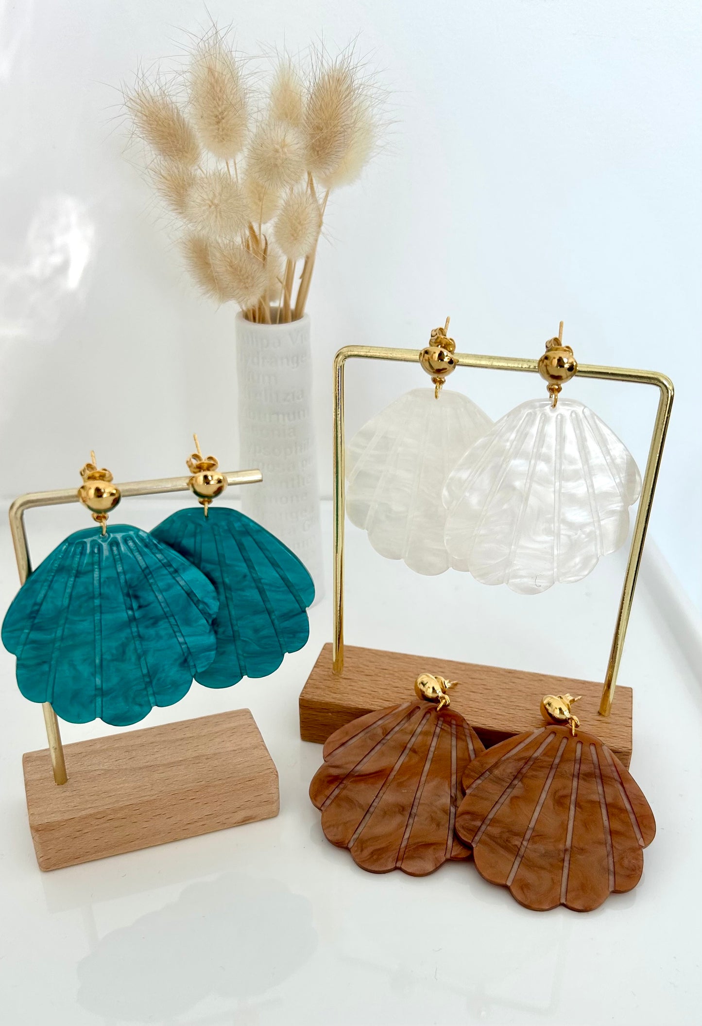 Boucles d'oreilles Paloma lagon