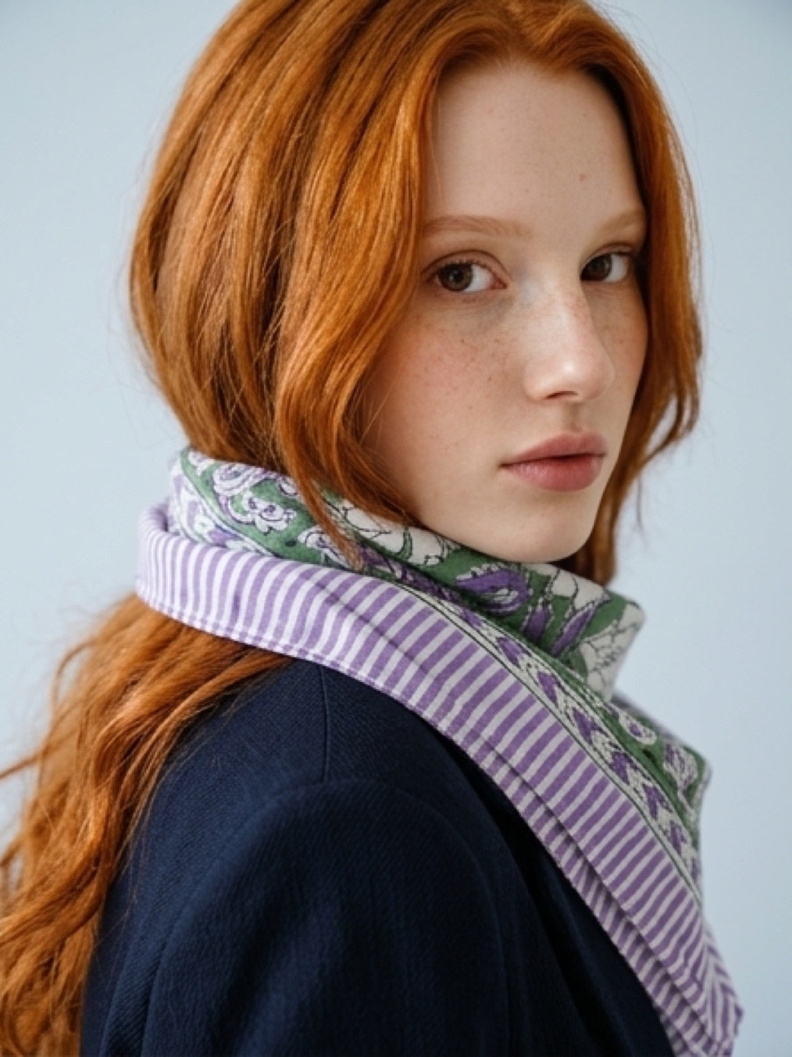 Foulard Kashi purple
