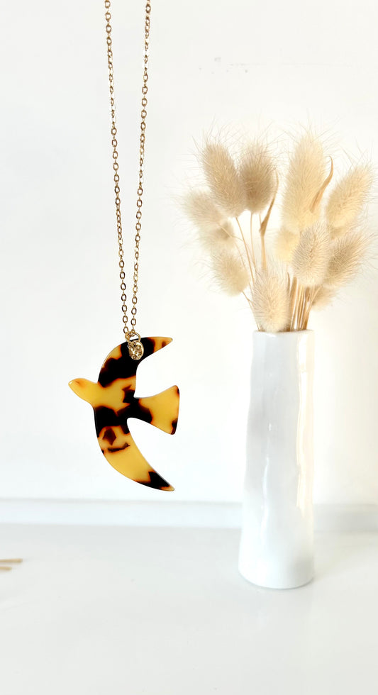 Sautoir Liberty écaille de tortue