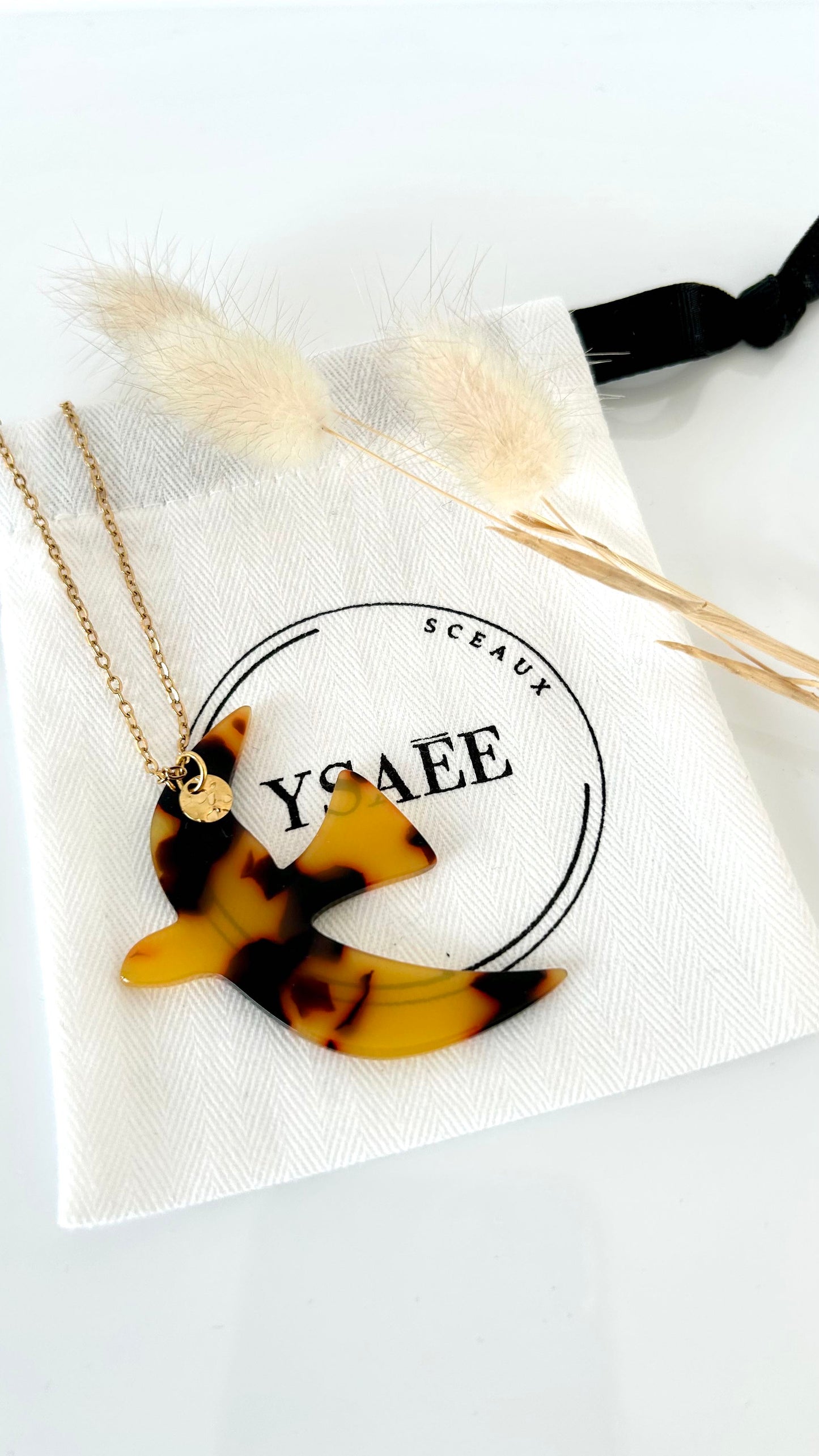 Sautoir Liberty écaille de tortue