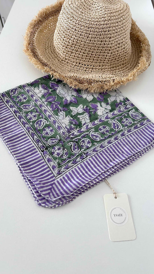 Foulard Kashi purple