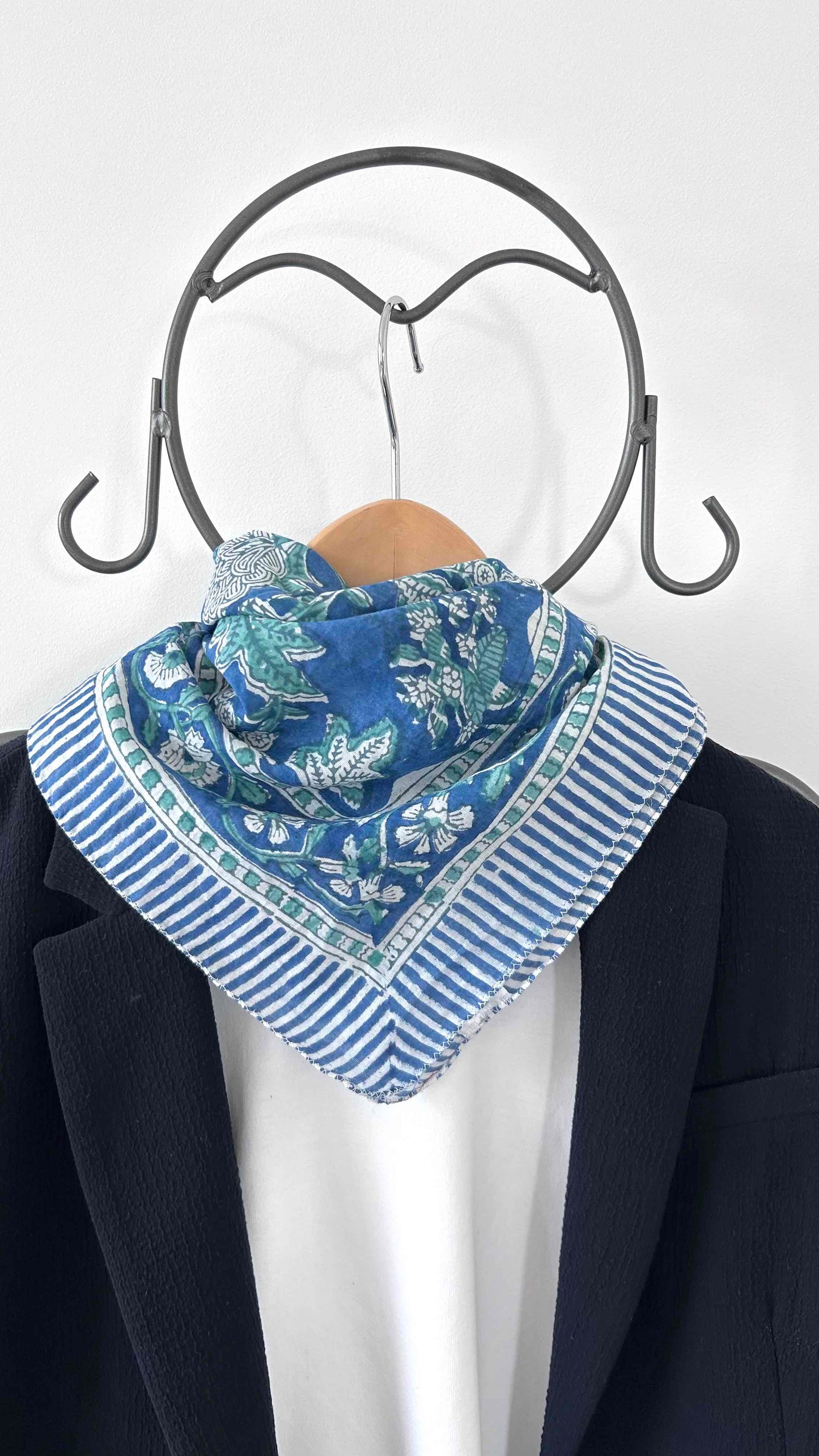 Foulard Jodha blue