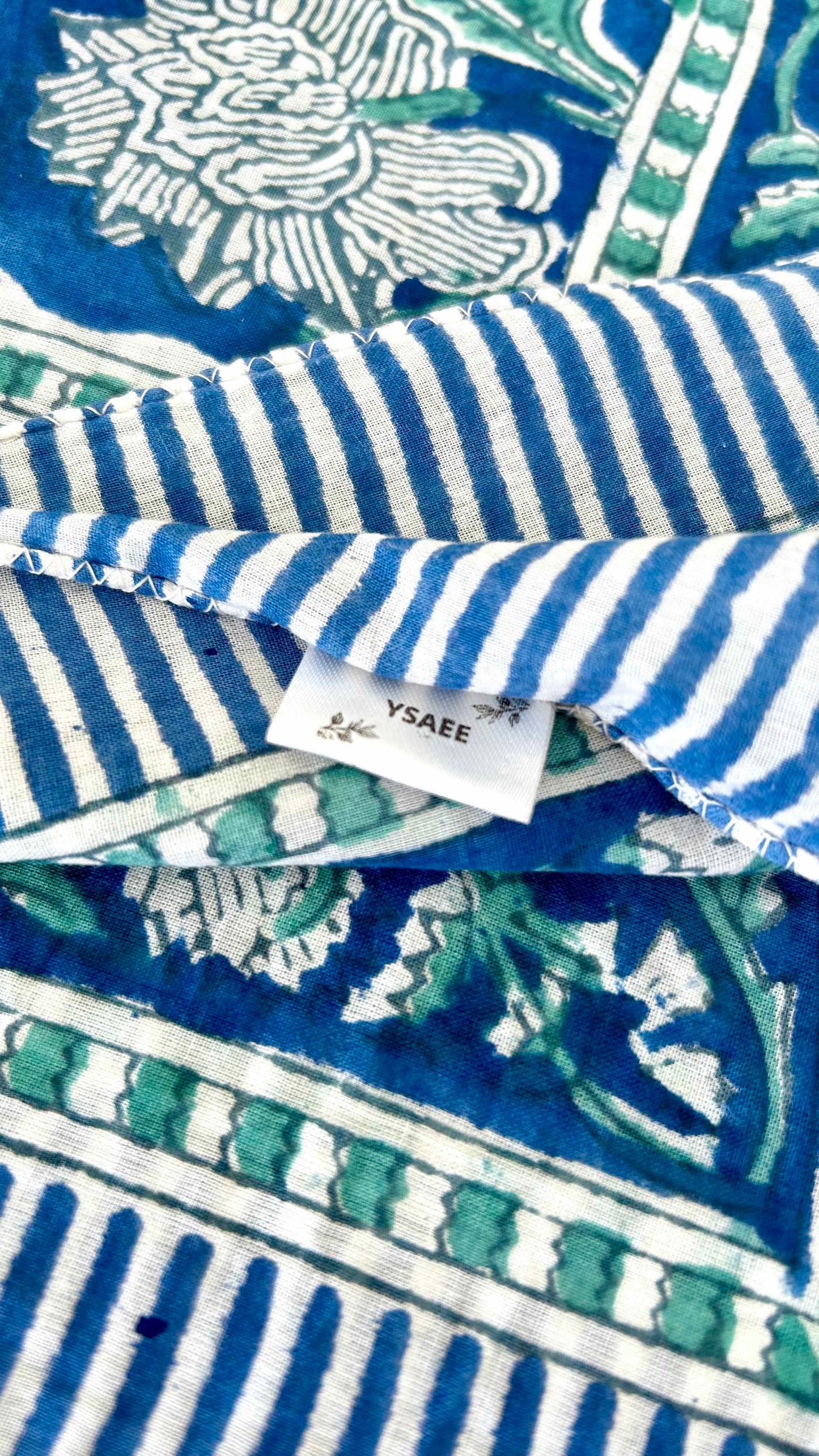 Foulard Jodha blue