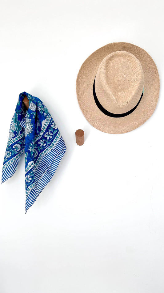 Foulard Jodha blue