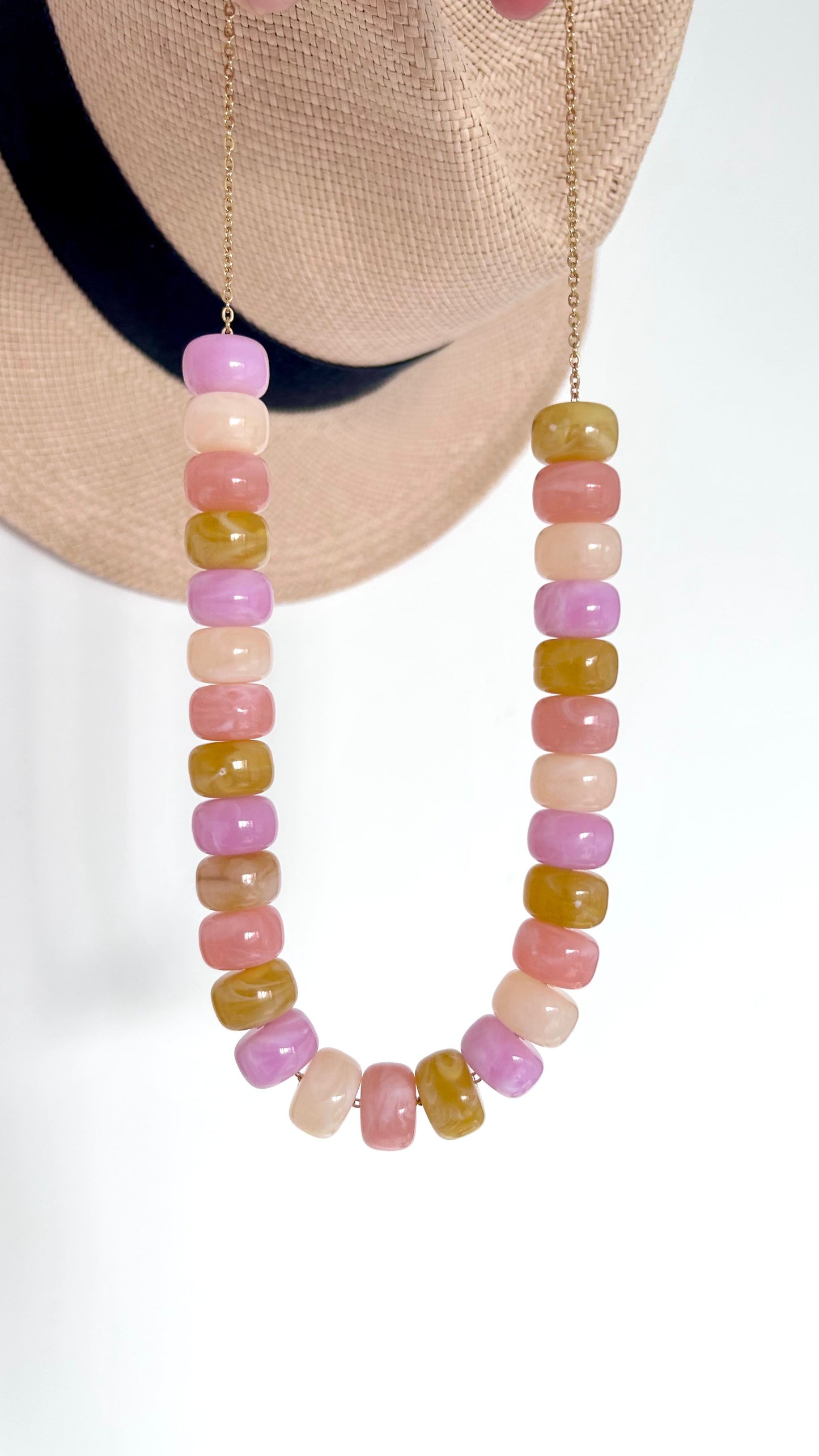 Collier Lolly rose
