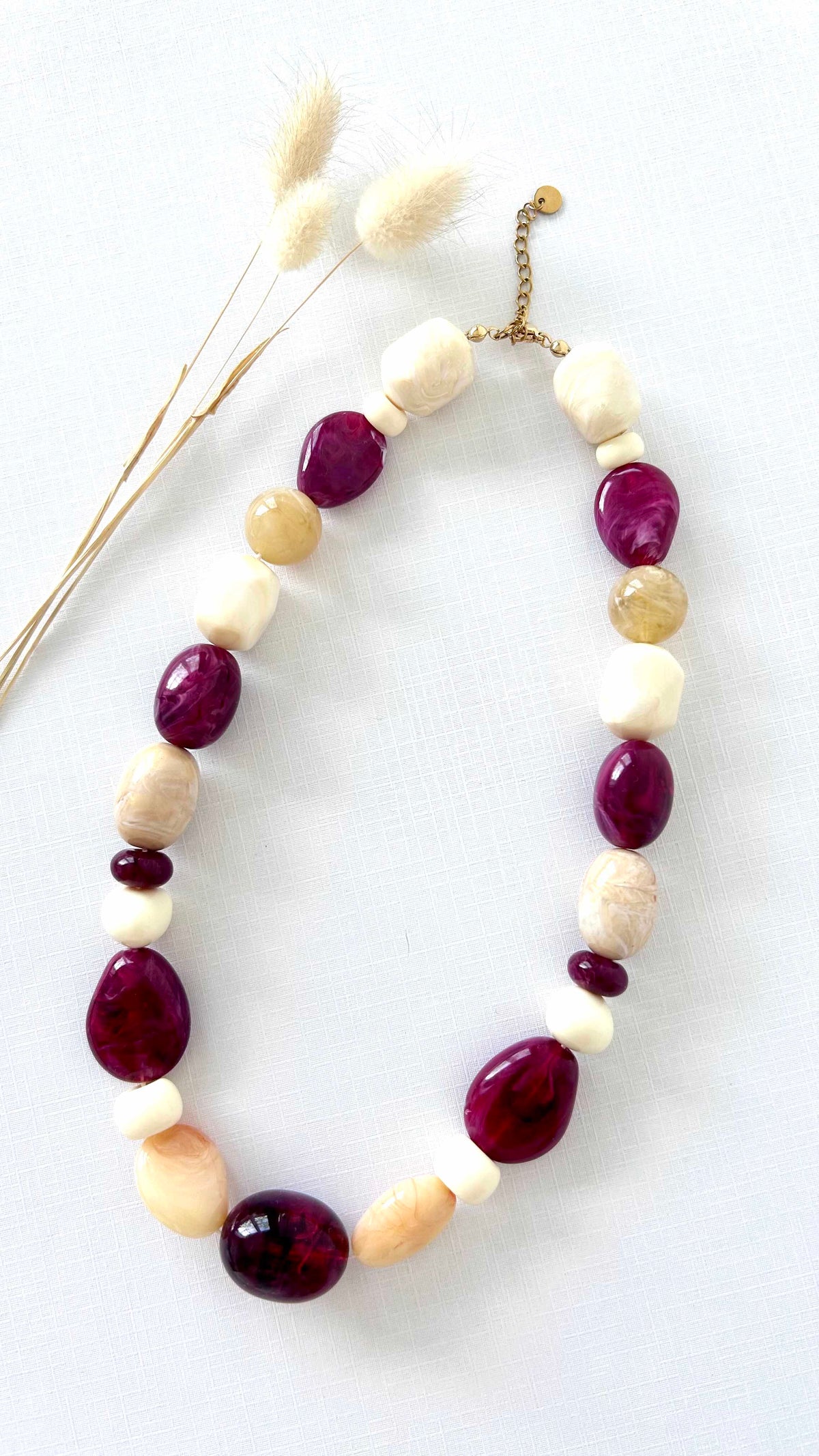 Collier Cali Burgundy