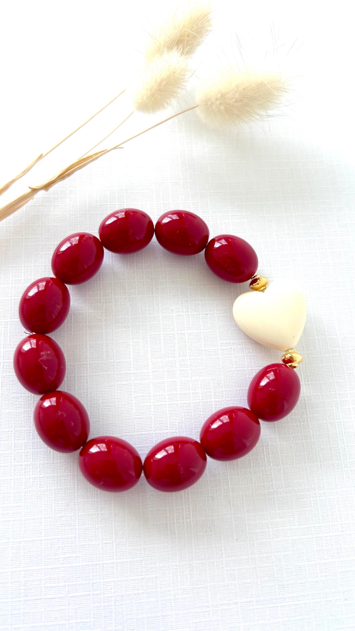 Bracelet Baby Amor Burgundy