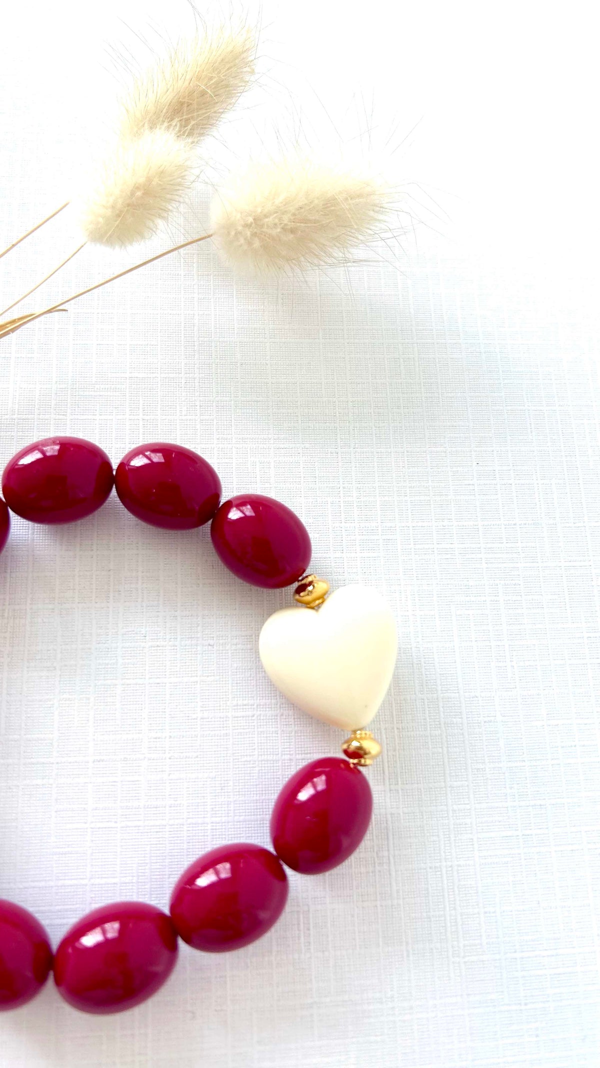 Bracelet Baby Amor Burgundy