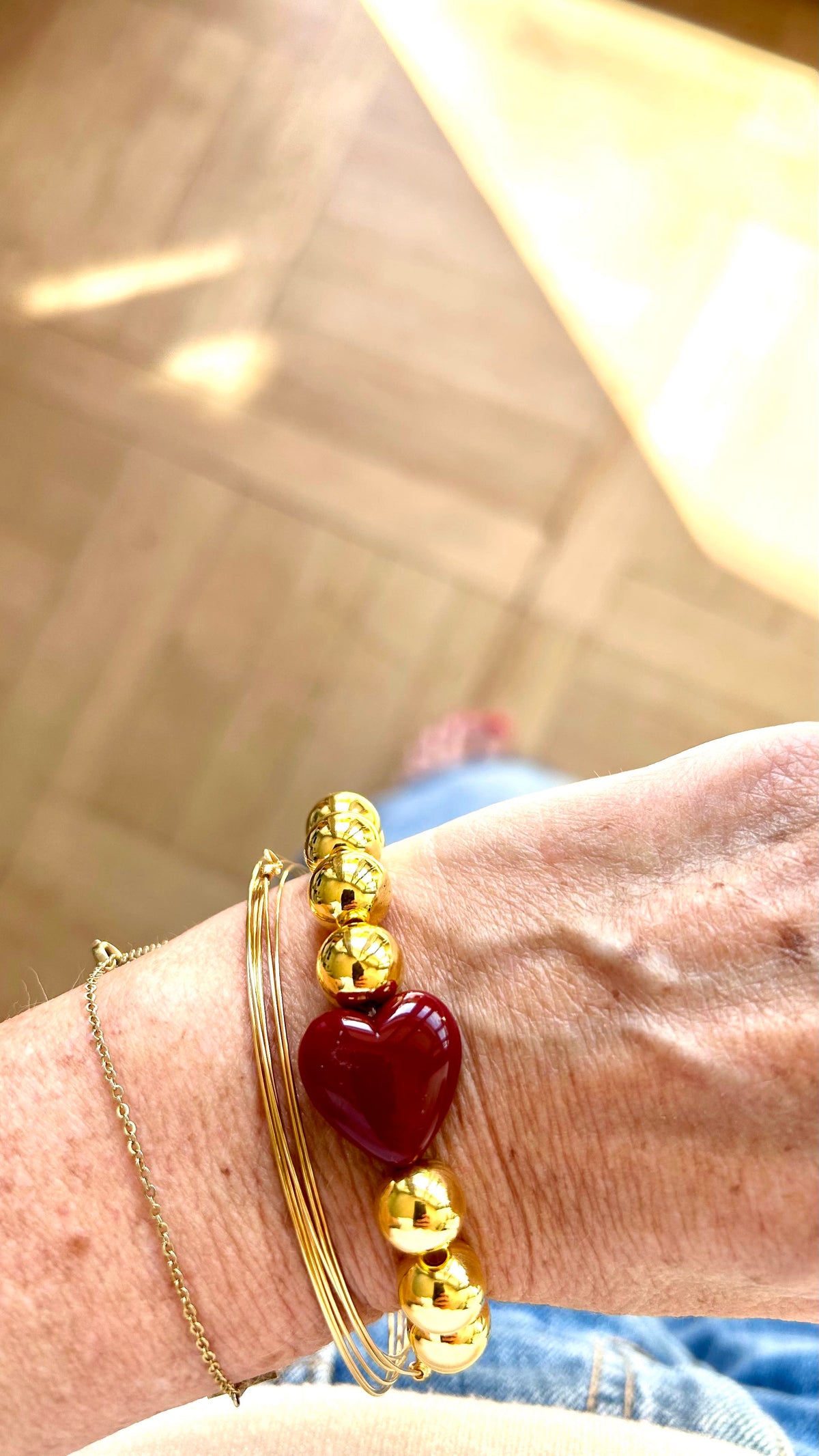 Bracelet Baby Amor Doré