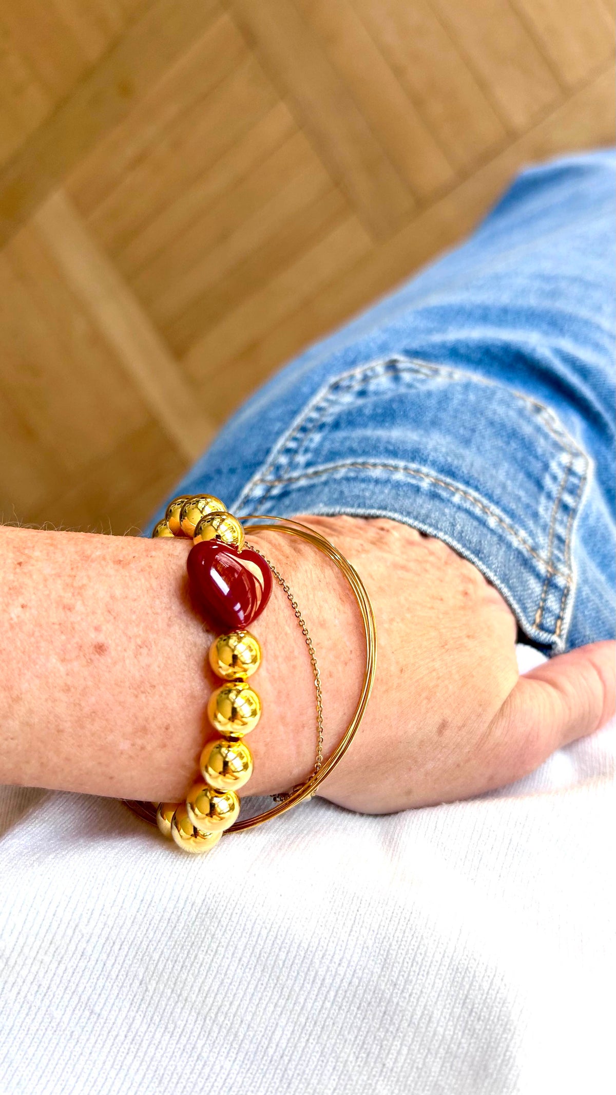 Bracelet Baby Amor Doré