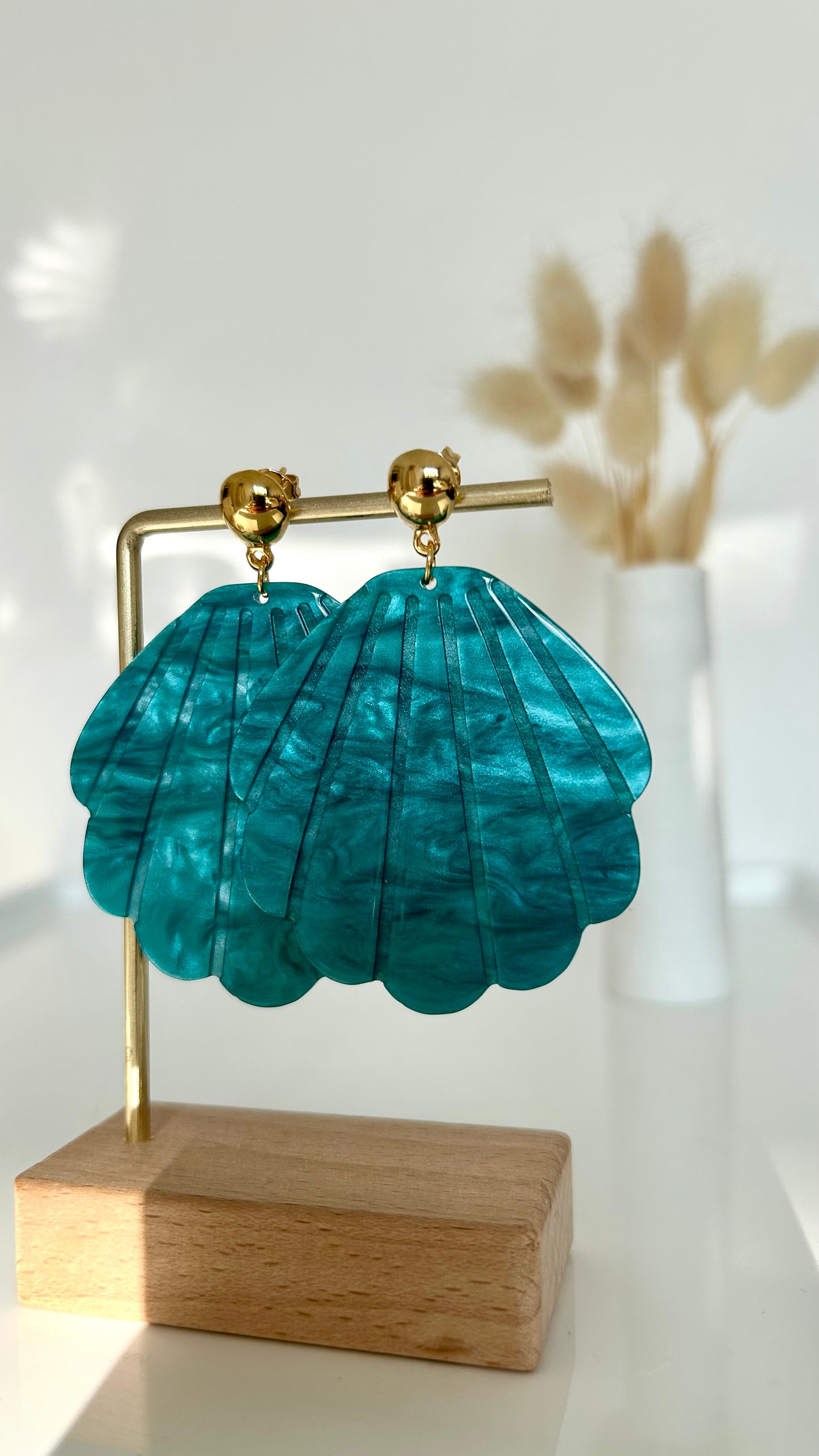 Boucles d'oreilles Paloma lagon