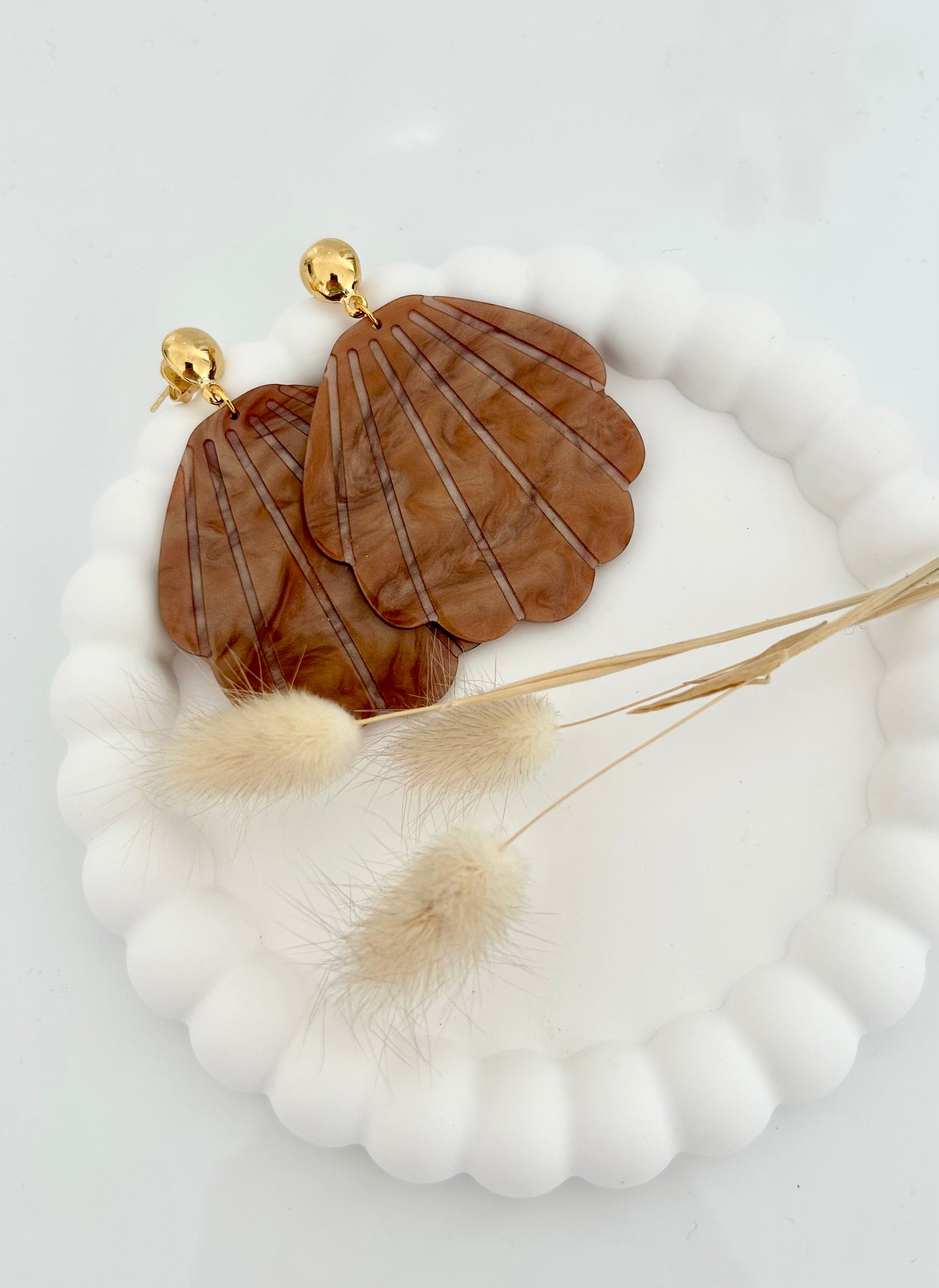 Boucles d'oreilles Paloma moka