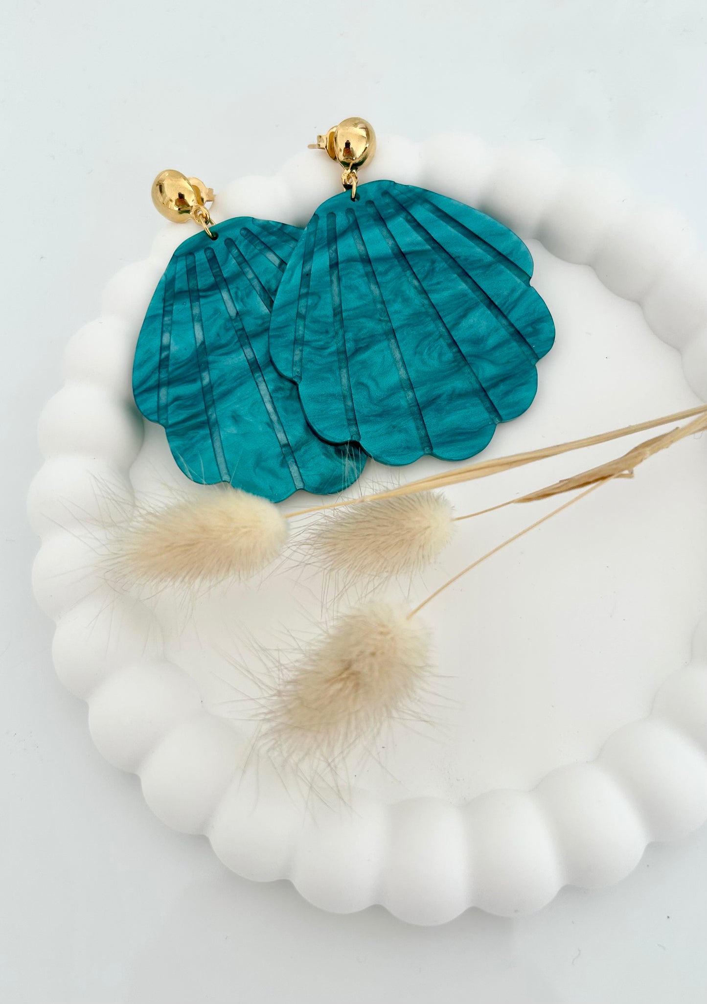 Boucles d'oreilles Paloma lagon