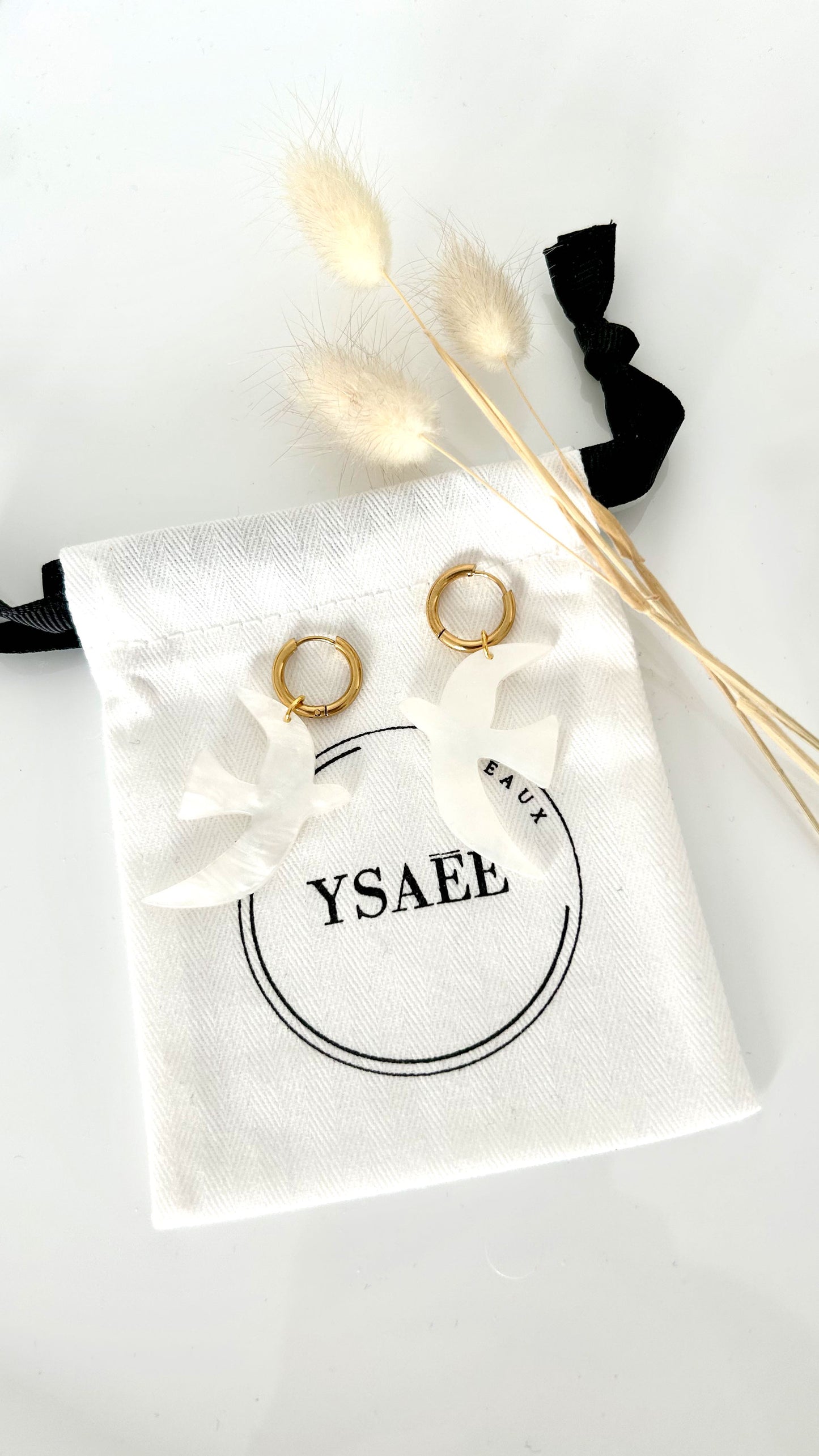 Boucles d'oreilles Liberty nacrées